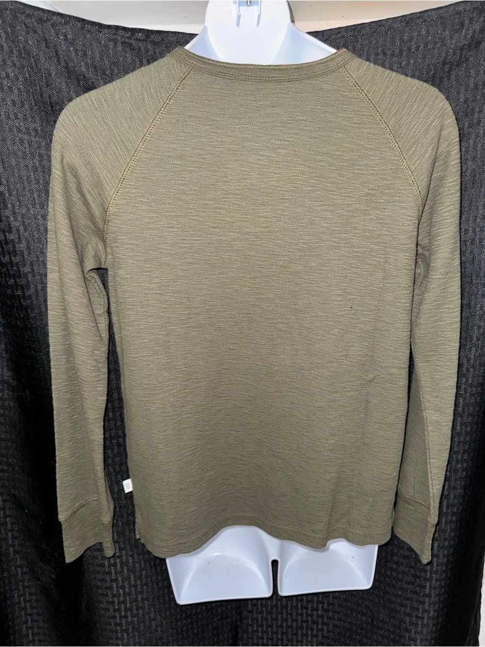 GAP Olive Green Long Sleeve Henley Top